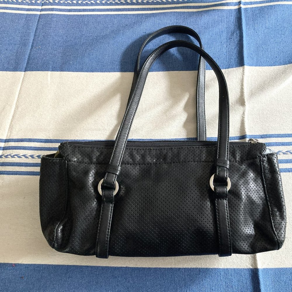 Donald J Pliner Black Leather shoulder bag